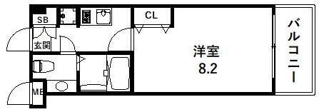 アプリーレ神戸元町 間取り図画像