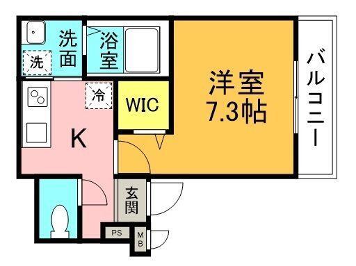 フジパレス西宮鳴尾VI番館 間取り図画像