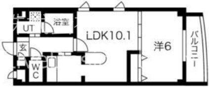 パルシオ甲東園 間取り図画像