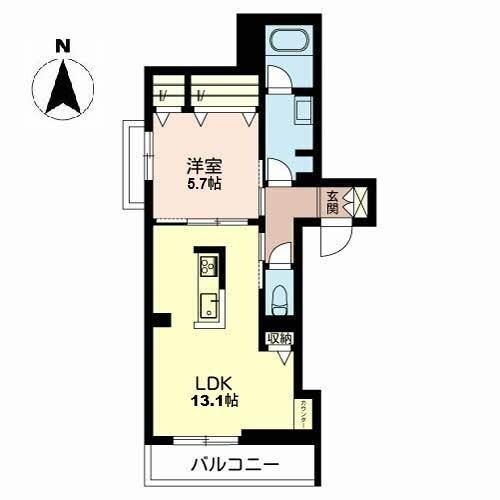 シャーメゾン　姫路Ｒ 間取り図画像
