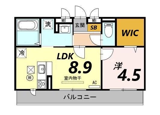 アーバンハイツ川田 間取り図画像