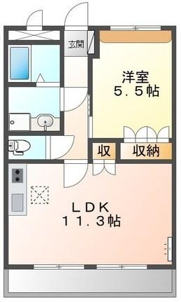 グラッチェI番館 間取り図画像
