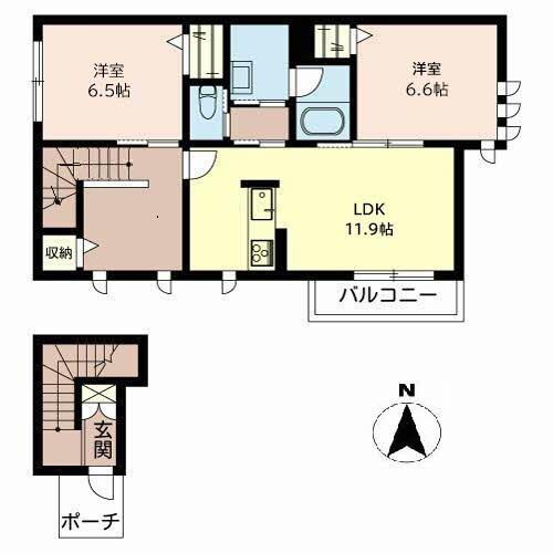 プロヌーブ東山 間取り図画像