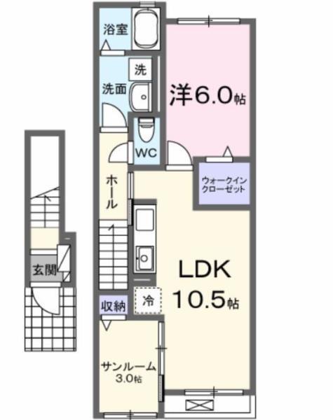 ベル　ソレイユ 間取り図画像