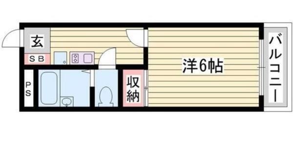 細江マンション 間取り図画像