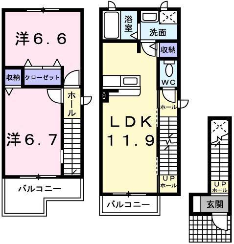 メゾン　ド　リジェールS 間取り図画像