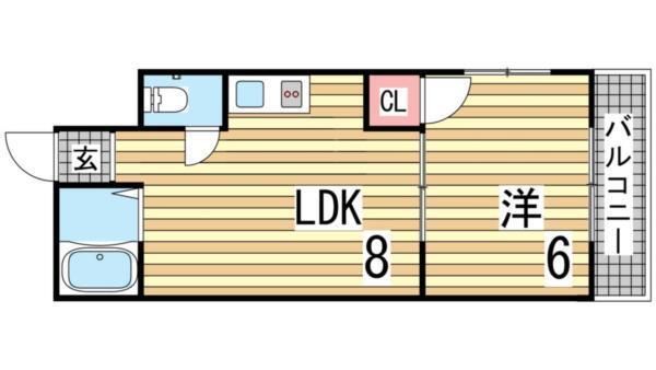ユーコート 間取り図画像