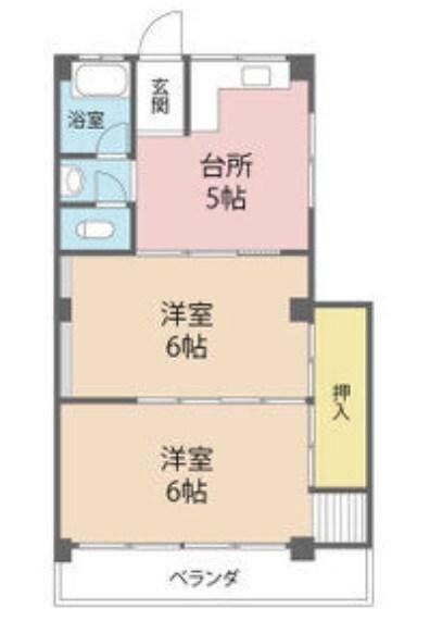 六甲台マンション 間取り図画像