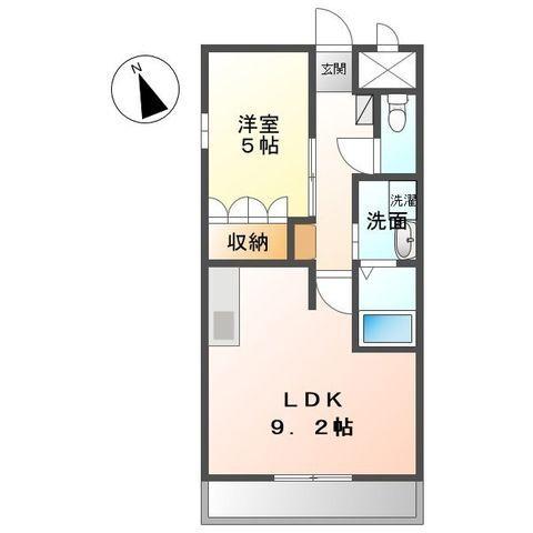 Pine Valley　弐番館 間取り図画像