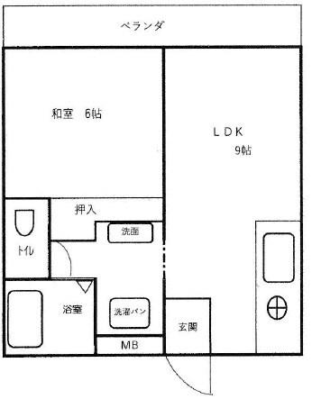 浜第一マンション 間取り図画像