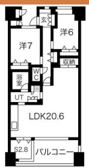 ワコーレ須磨名谷ステーションフラッツ 間取り図画像