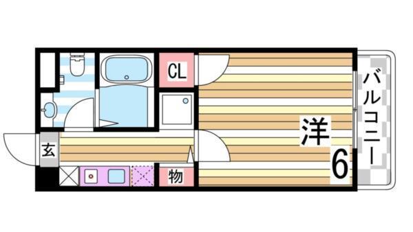 リバーサイド樫の木 間取り図画像