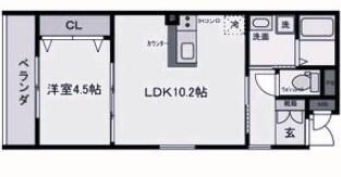 ベリーハイム今津 間取り図画像