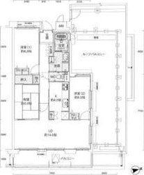 甲子園三番町ハイツ 間取り図画像