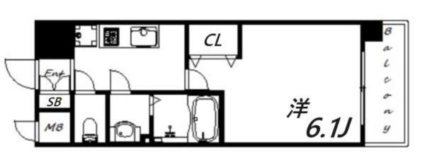 ファステート神戸ハーバーランド 間取り図画像