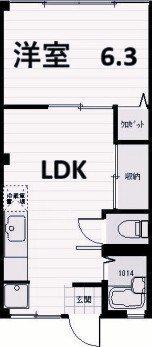 藤本マンション 間取り図画像