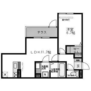 YKメゾン向陽 間取り図画像