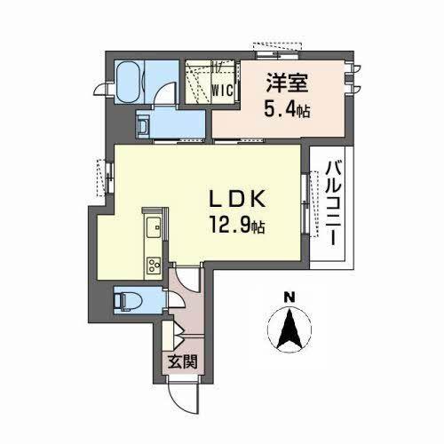 シャーメゾン坂田町 間取り図画像
