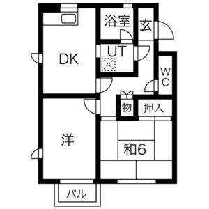 ハイツサニーヒル東棟 間取り図画像