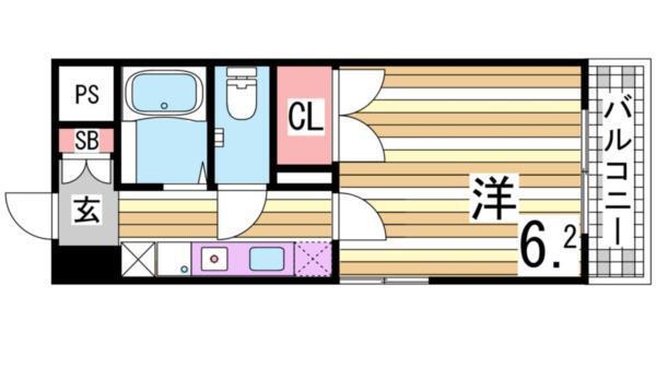 名谷ヒルズ 間取り図画像