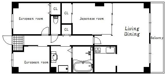 ローレルハイツ神戸1号棟（318） 間取り図画像