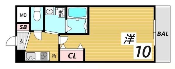 リアライズ神戸SOUTH 間取り図画像
