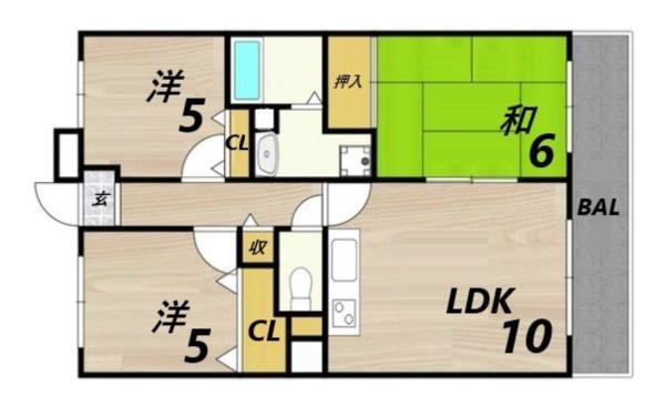 ストークコート 間取り図画像