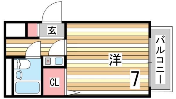 ドムールコスモス魚崎南 間取り図画像