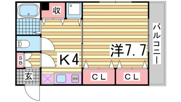 ハーバーステージ神戸 間取り図画像