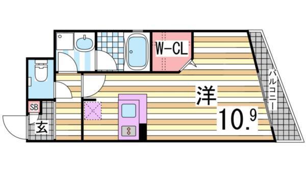 メゾンアイリス 間取り図画像