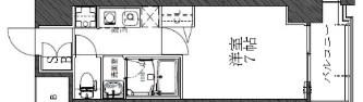 クリエイトビュー三宮磯上公園 間取り図画像