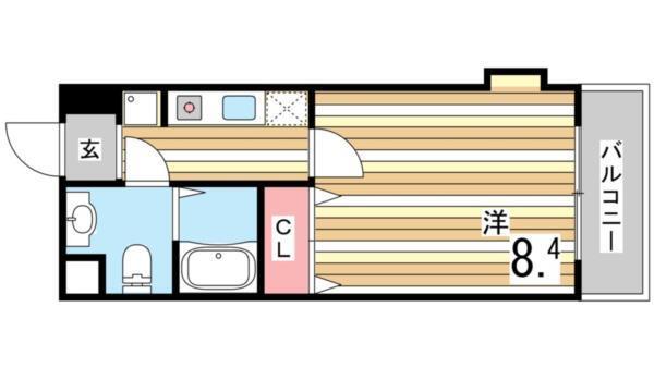 ライジングコート深江本町フラワーパーク 間取り図画像