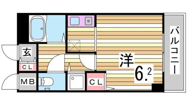 ロイヤルヒル神戸三ノ宮 間取り図画像