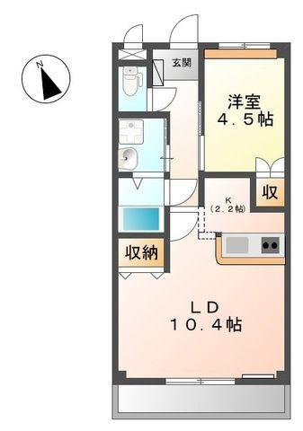 グランディール　サクラ　１番館 間取り図画像