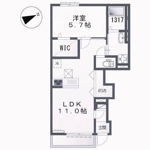 エイトポレール八木 間取り図画像