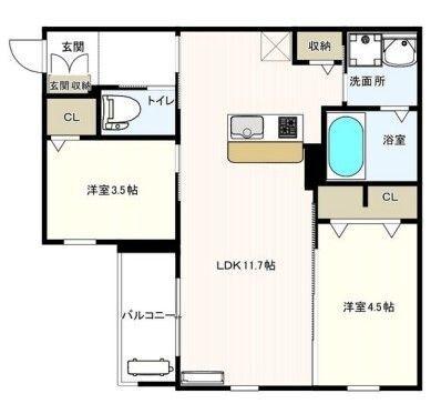 明石市硯町1丁目PJ（仮称） 間取り図画像