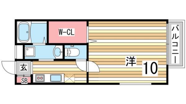 山麓荘 間取り図画像
