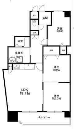 ルミナス甲南 間取り図画像