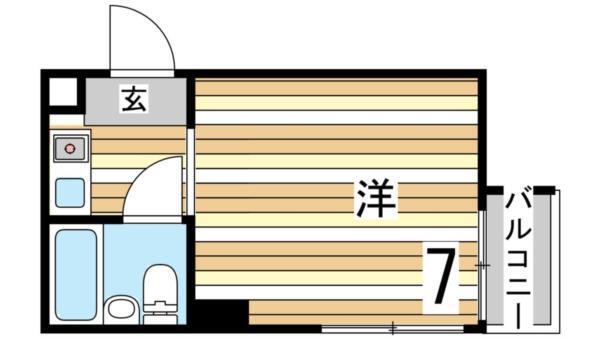 メモリーハイム 間取り図画像
