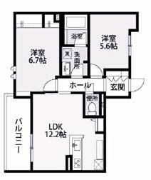 セリジエ夙川 間取り図画像