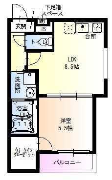 フジパレス西宮戎V番館 間取り図画像