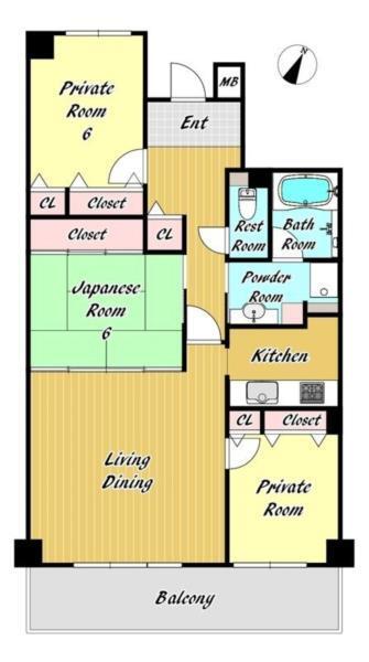 ロイヤル苦楽園 間取り図画像