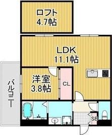 Mica　Eleno苦楽園 間取り図画像