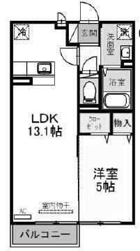 エルスール 間取り図画像