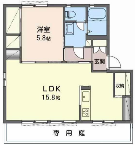 アイクスコートＫ・Ｌ 間取り図画像