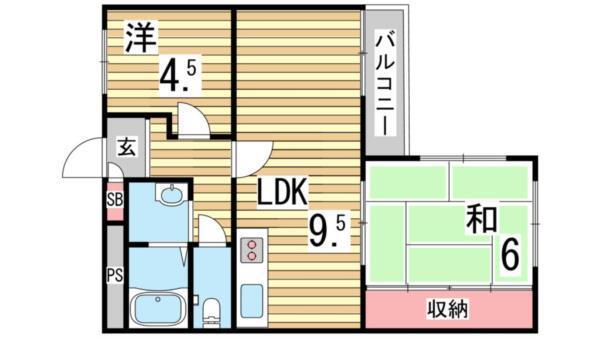 ファミリーハイツ舞子台 間取り図画像