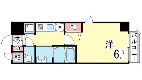 グランカリテ神戸WEST 間取り図画像