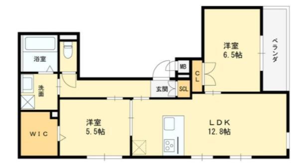 キャトル・レブローニュ 間取り図画像