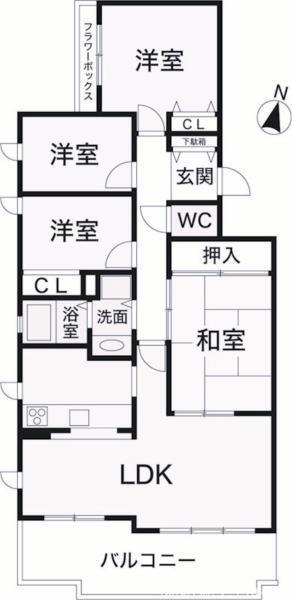 住吉ガーデン 間取り図画像