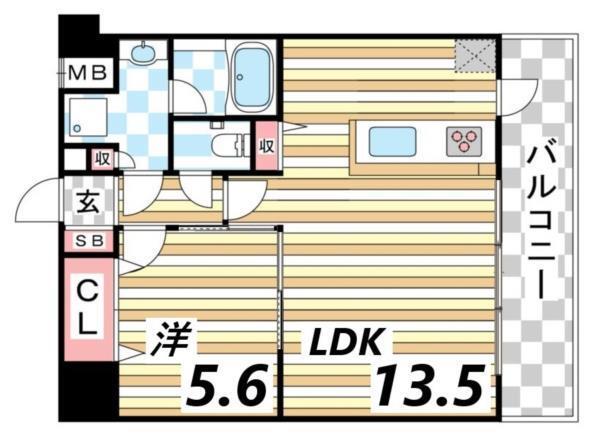 アーバネックス神戸六甲 間取り図画像